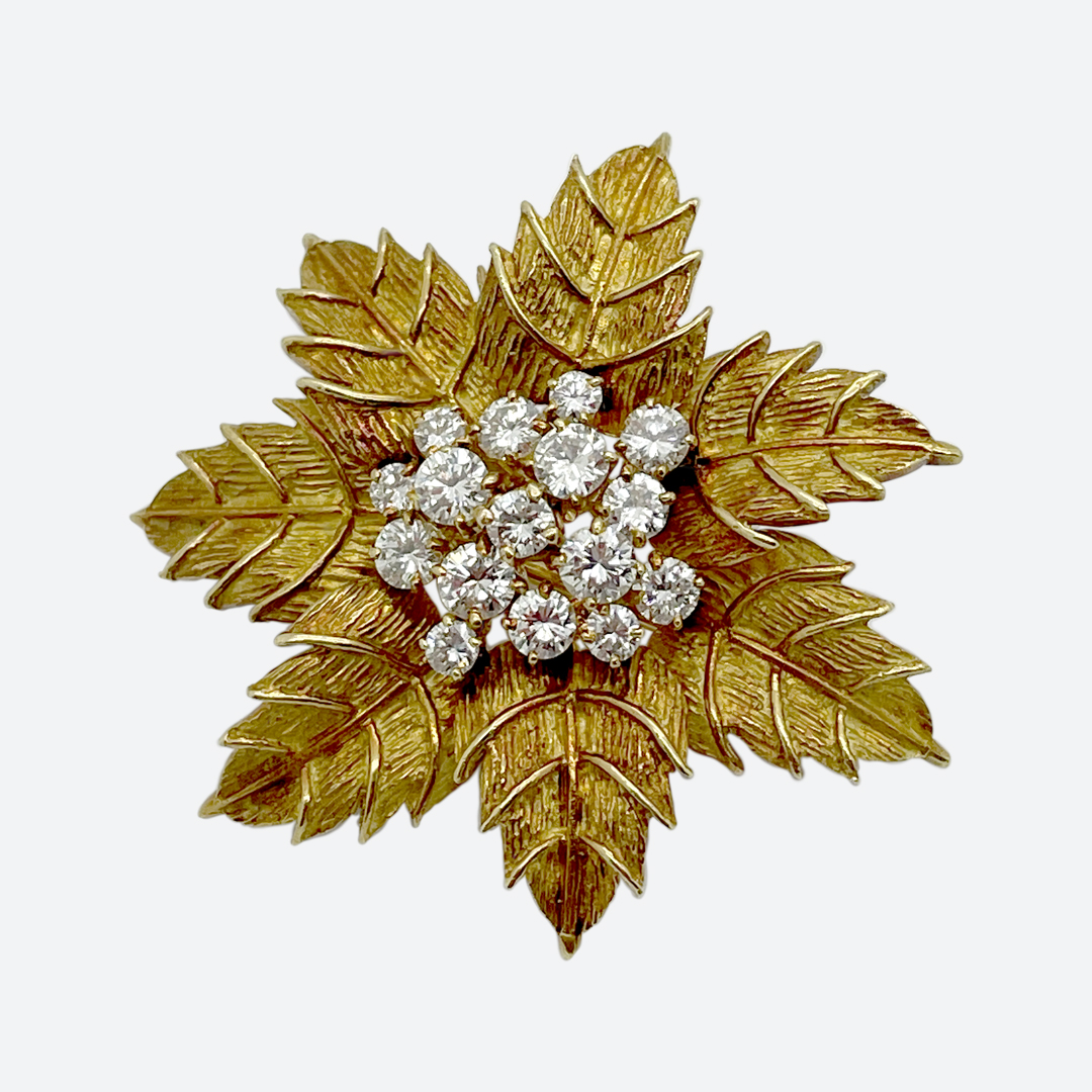 Spilla anni \'50 firmata Bulgari